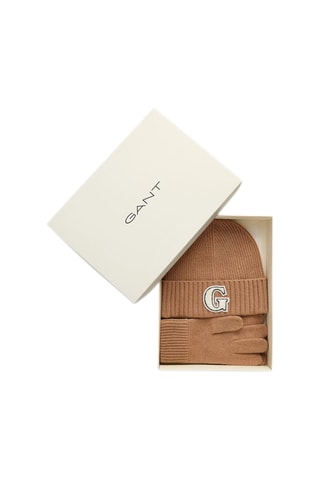 Ensemble accessoires en laine - Beige