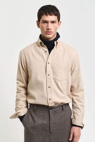 Chemise regular - Beige