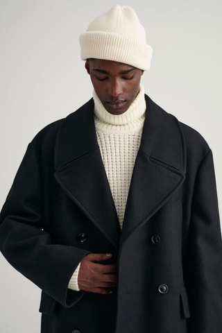 Caban en laine - Noir