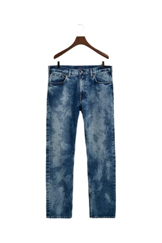 Jean regular - Bleu délavé