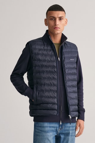 Doudoune regular sans manches - Bleu marine