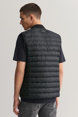 Doudoune regular sans manches - Noir