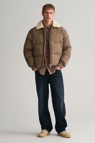 Doudoune regular - Marron