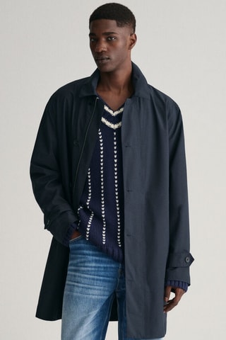 Caban regular - Bleu marine