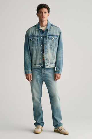 Veste relaxed - Bleu délavé