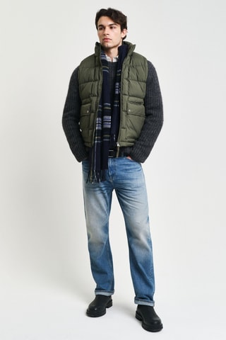 Doudoune regular sans manches - Vert kaki