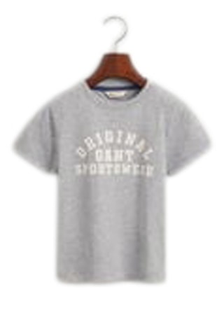 T-shirt relaxed - Gris