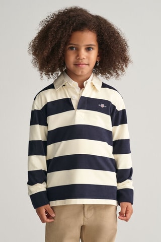 Polo relaxed - Bleu marine