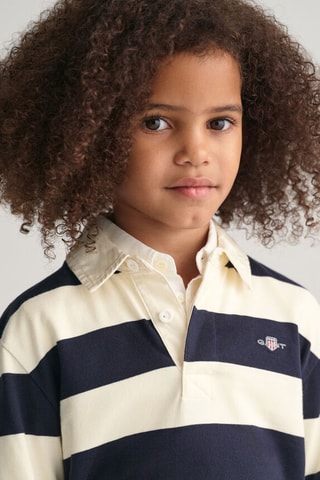 Polo relaxed - Bleu marine