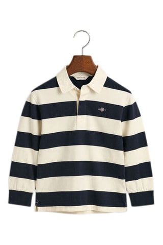 Polo relaxed - Bleu marine