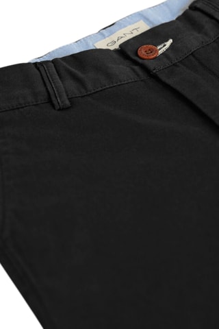 Chino regular en coton biologique - Noir