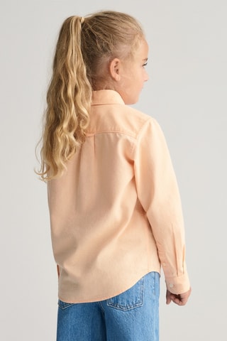 Chemise regular en coton biologique - Orange clair