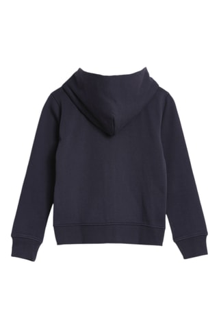 Sweat regular à capuche - Bleu marine