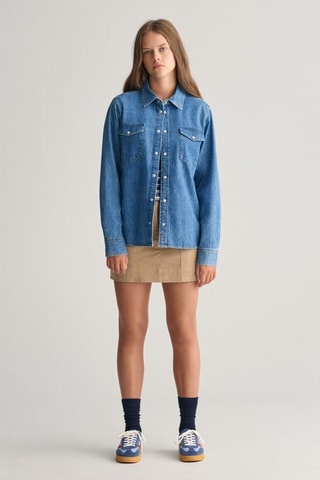 Chemise relaxed - Bleu