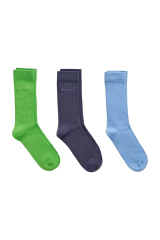 3 paires de chaussettes - Vert