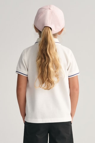 Polo regular - Blanc