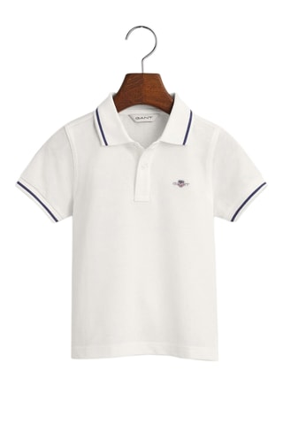 Polo regular - Blanc