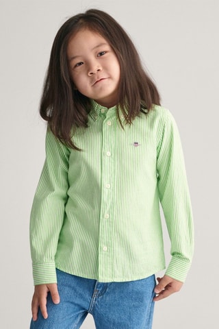 Chemise regular en coton biologique - Vert