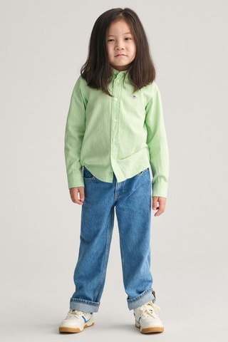 Chemise regular en coton biologique - Vert