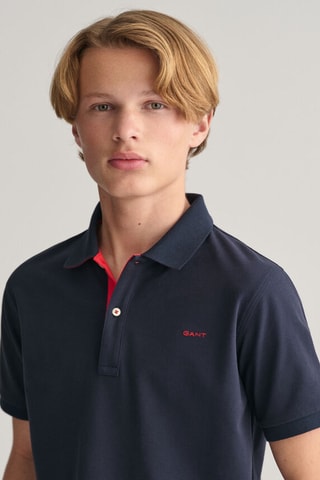 Polo regular - Bleu marine