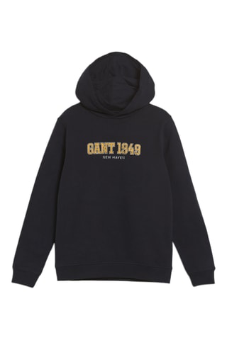 Sweat regular à capuche - Bleu marine