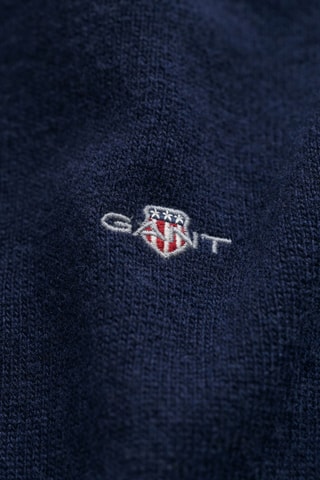 Pull regular en laine - Bleu marine