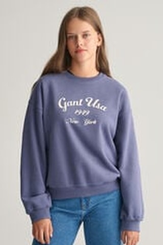 Sweat oversize - Bleu