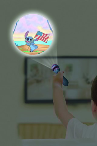Projecteur à histoires et lampe torche Stitch Lilo et Stitch Disney - Dès 3 ans