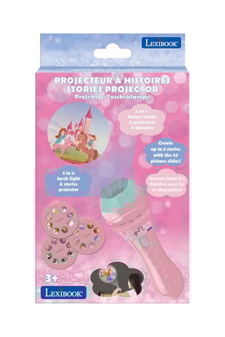 Projecteur à histoires et lampe torche licorne - Dès 3 ans