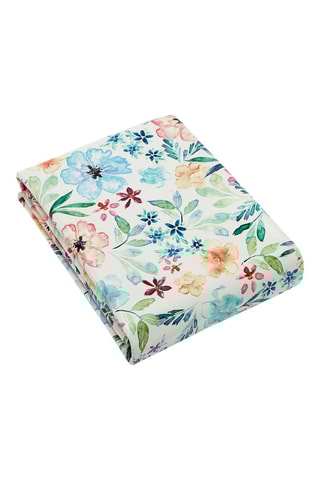 Nappe rectangulaire Fleurs acquarelles - Multicolore