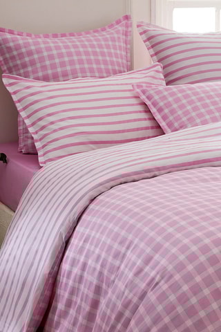 Drap-housse en satin de coton 200 fils/cm² Uni - Rose