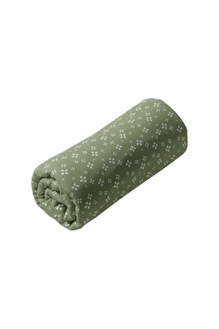Drap-housse en satin de coton 200 fils/cm² Mirabelle - Vert