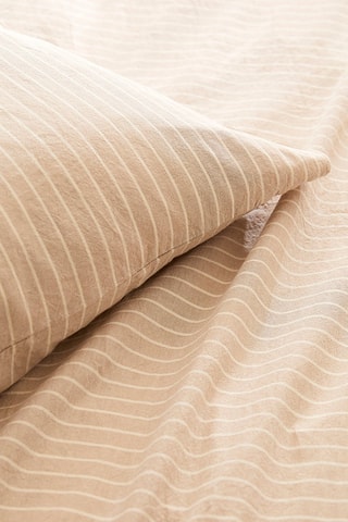 Parure de couette 130 g/m² Eugénie - Taupe 