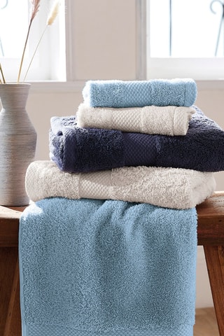 2 draps de bain - Ciel - 70 x 140 cm 