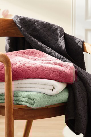 Drap de bain 570 g/m² - Rose hibiscus - 100 x 150 cm