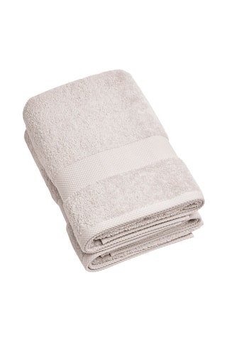 2 draps de bain 570 g/m² - Sable - 70 x 140 cm