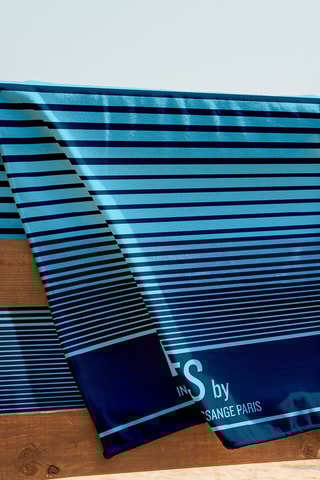 Drap de bain Mélina - Bleu - 90 x 180 cm