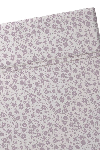 Drap plat en satin de coton 200 fils/cm² Les Yeux de Suzanne - Lavande