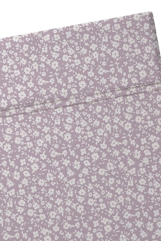 Drap plat en satin de coton 200 fils/cm² Les Yeux de Suzanne - Lavande