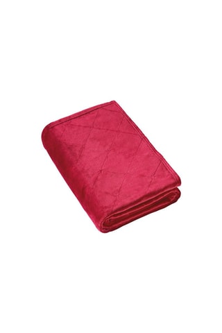 Plaid Diamond - 180 x 220 cm - Bordeaux