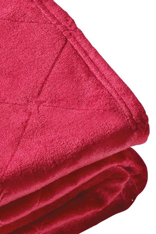 Plaid Diamond - 180 x 220 cm - Bordeaux