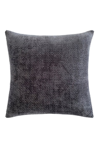 Housse de coussin Rosalie - 45 x 45 cm - Gris foncé