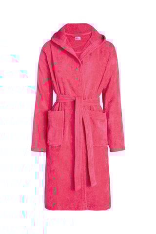 Peignoir à capuche - Fuchsia