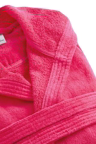 Peignoir à capuche - Fuchsia