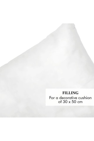 Coussin - Blanc - 30 x 50 cm