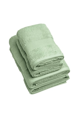 4 serviettes - Vert prairie