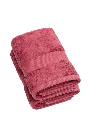 2 serviettes de toilette - Rose blush - 50 x 100 cm 