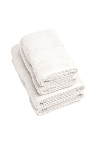 4 serviettes - Blanc