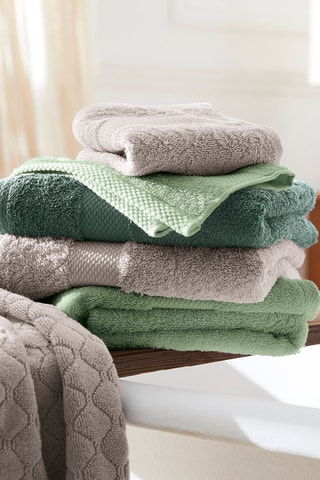 Tapis de bain - Vert prairie - 60 x 100 cm 