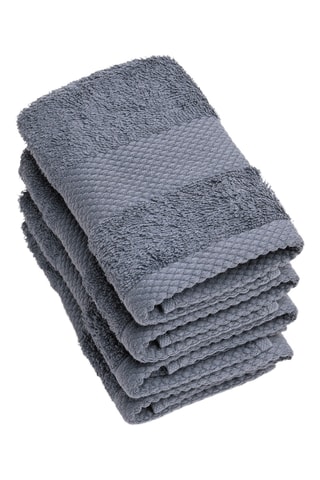 4 serviettes invités - Bleu - 30 x 30 cm